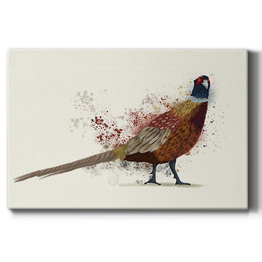 Pheasant Splash 2 - Canvas Art Print