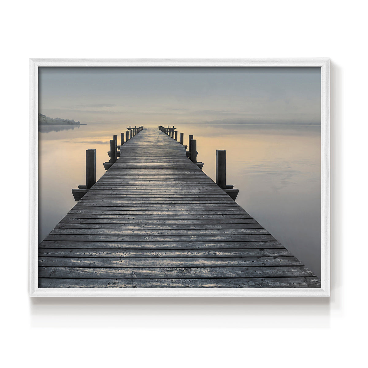 Sun Down - Restickable Framed Art Print