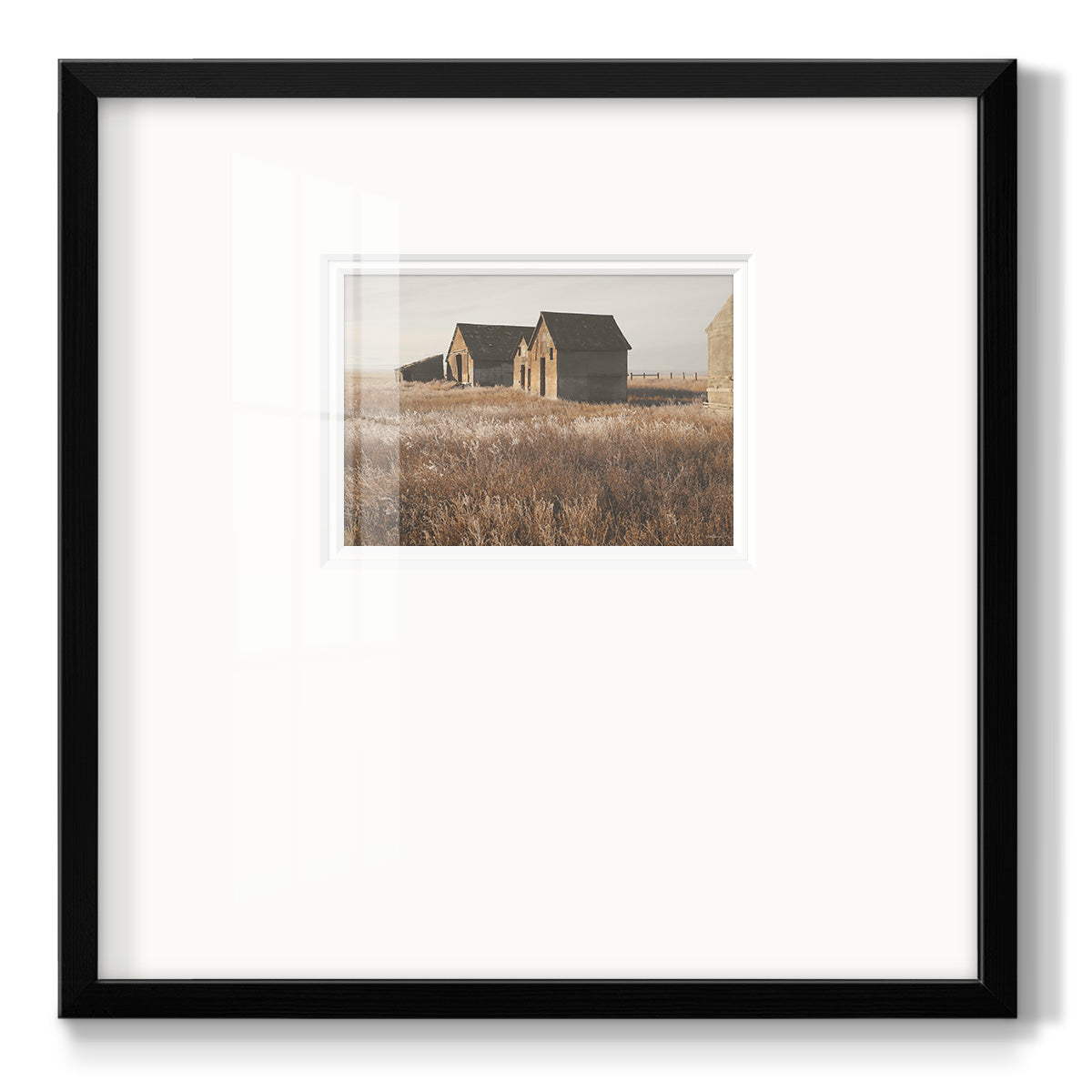 The Old Farm - Double Matboard Framed Print