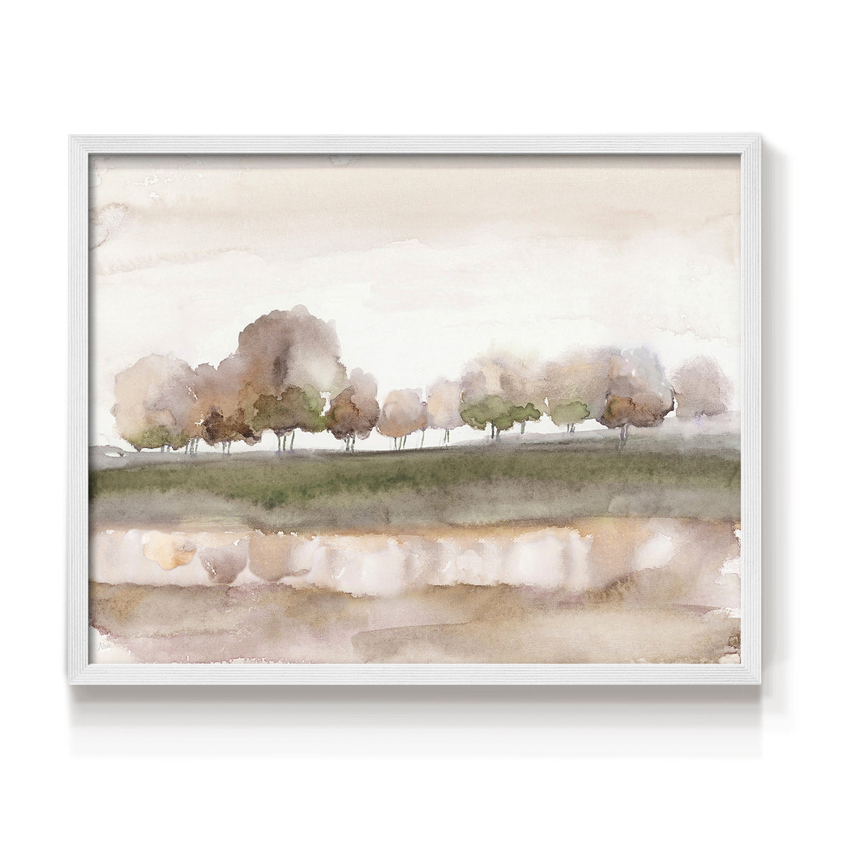Soft Welcome Spring - Restickable Framed Art Print