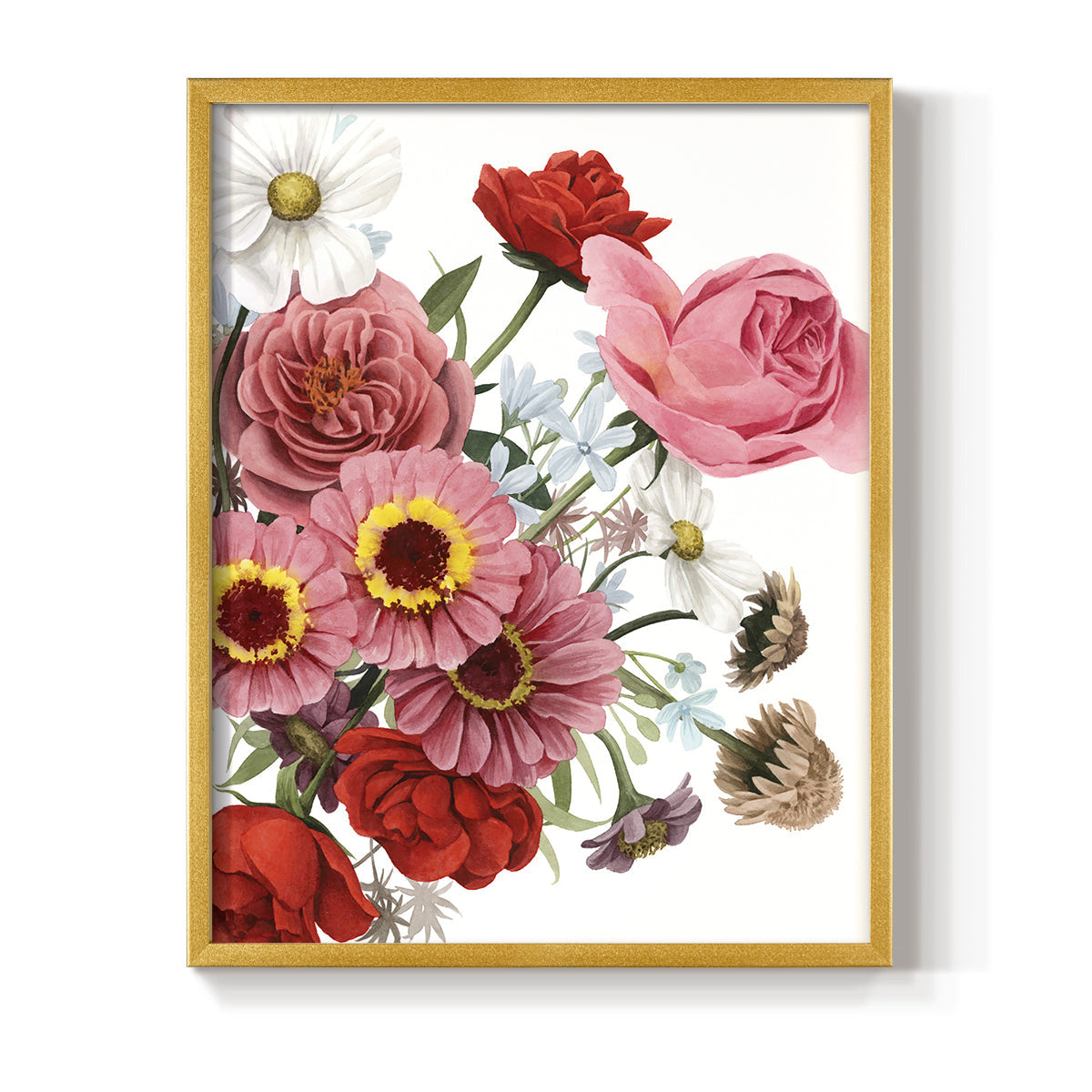 Modern Arrangement I - Restickable Framed Art Print