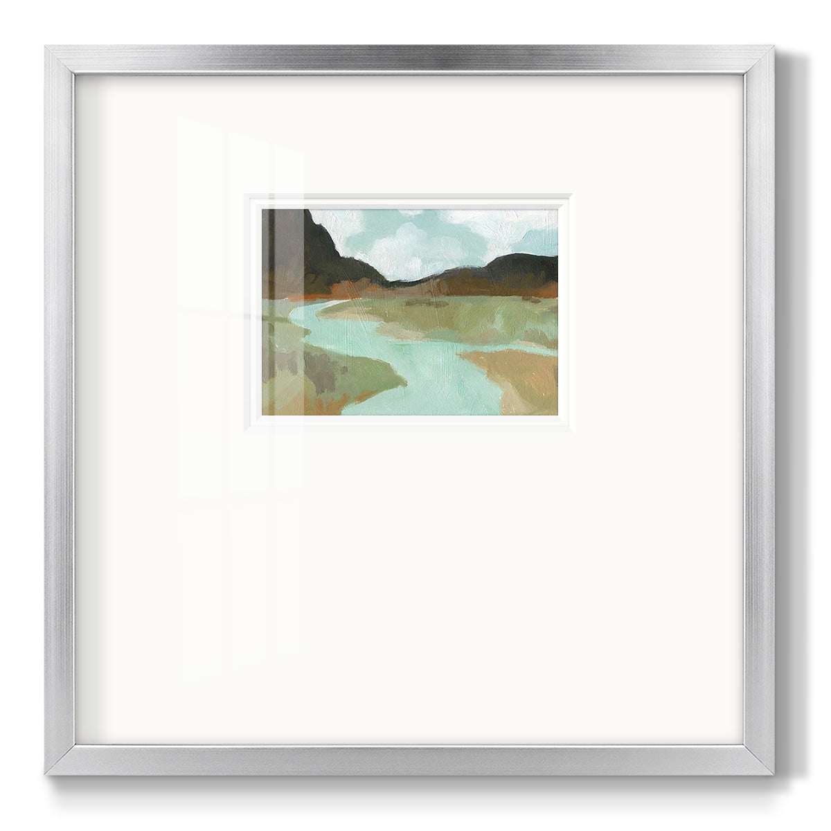 Coldwater Hills II - Double Matboard Framed Print
