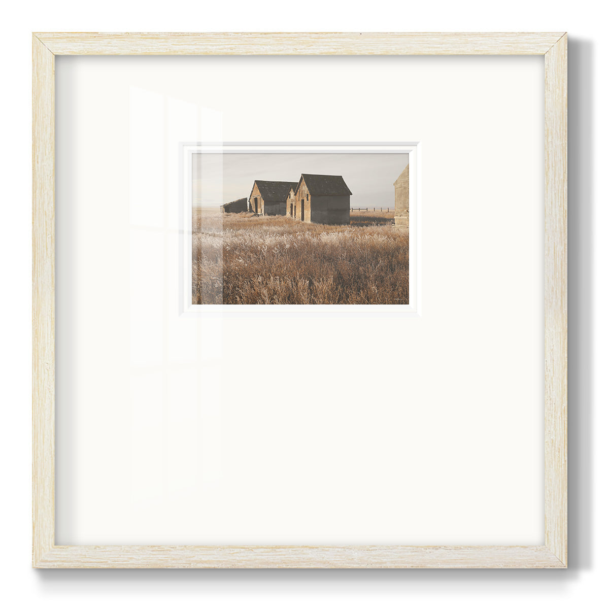 The Old Farm - Double Matboard Framed Print