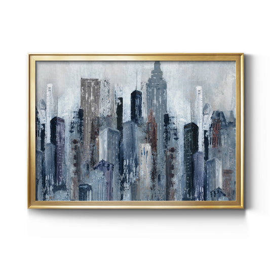 City Mood - Modern Framed Canvas Print