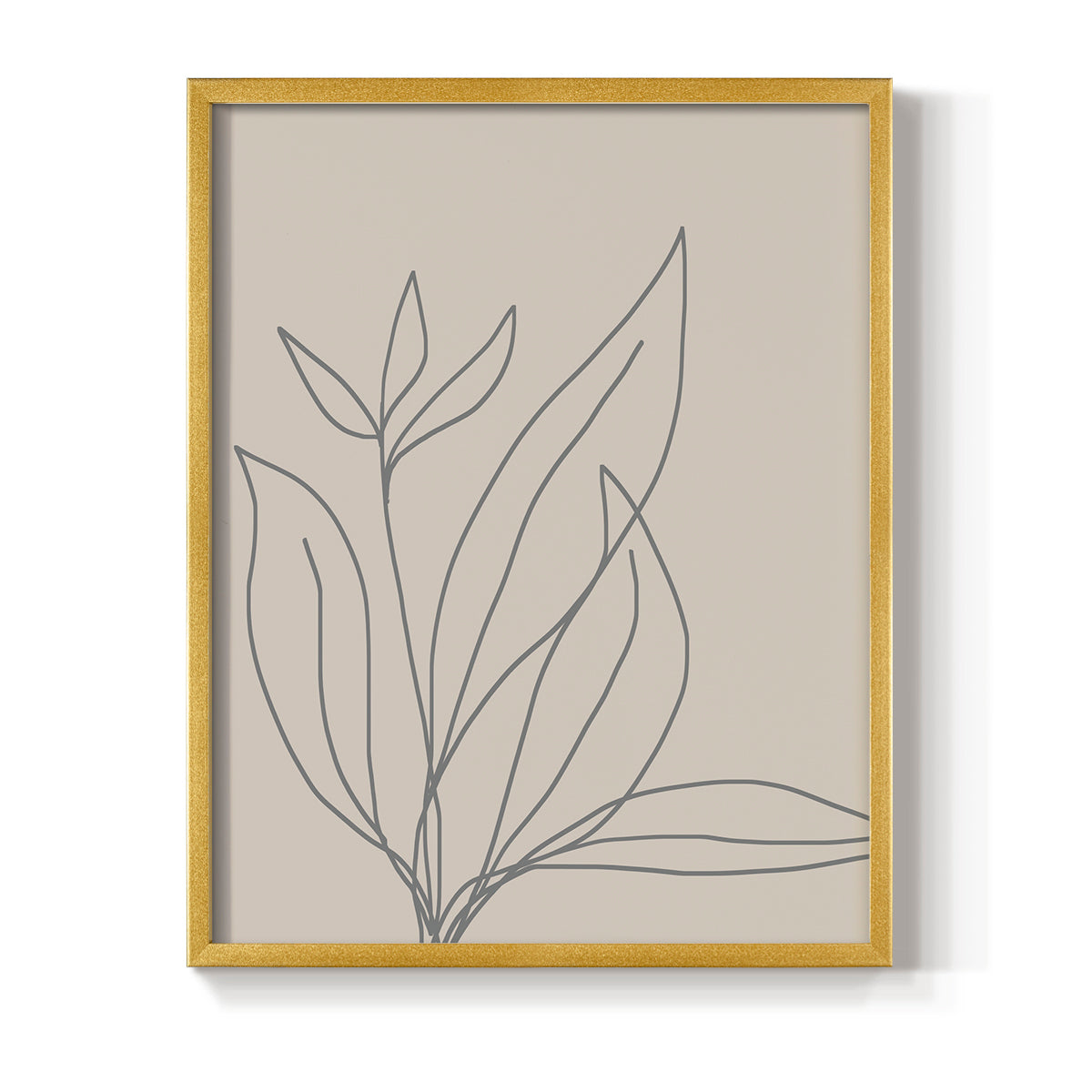 Neutral Lines I - Restickable Framed Art Print