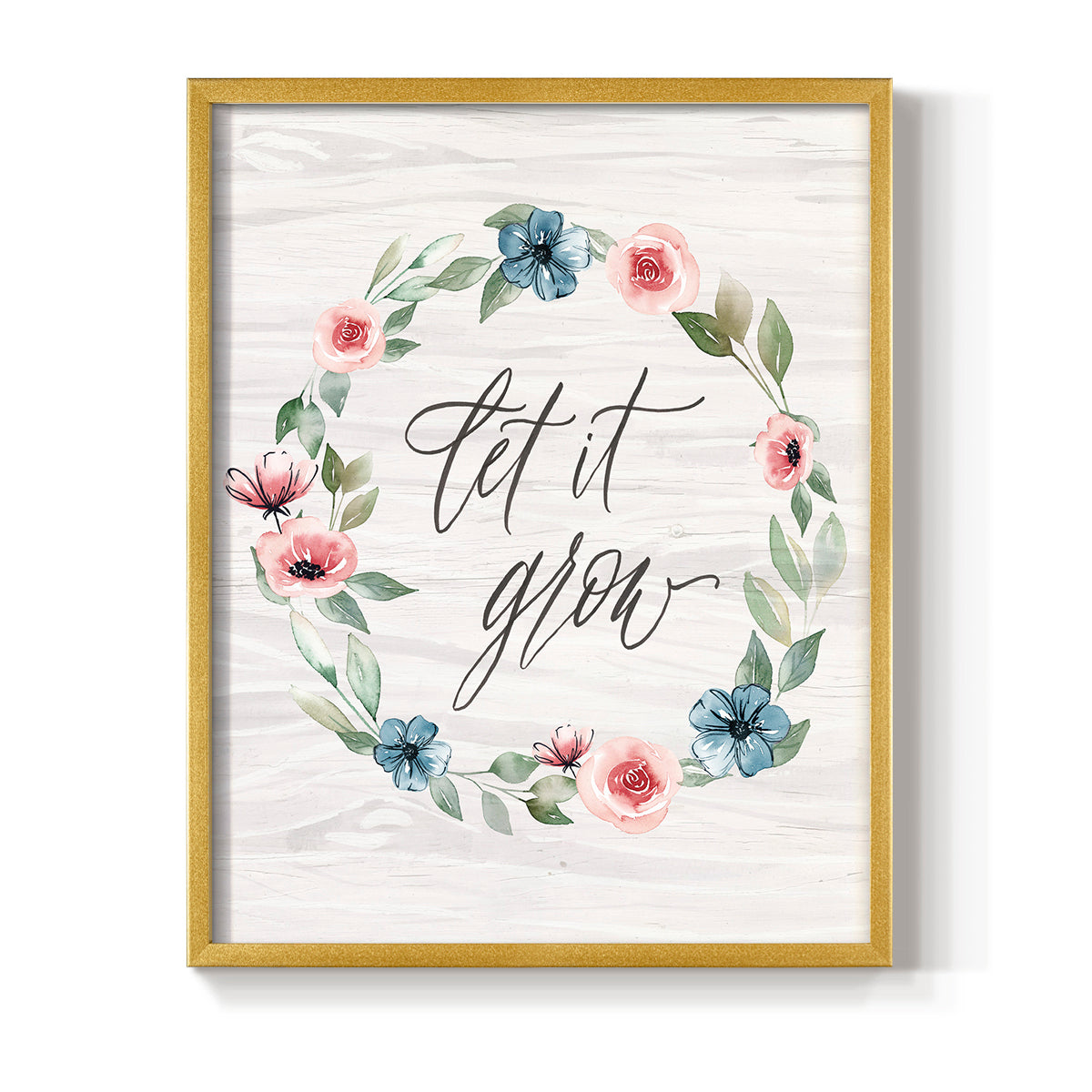 Let It Grow - Restickable Framed Art Print