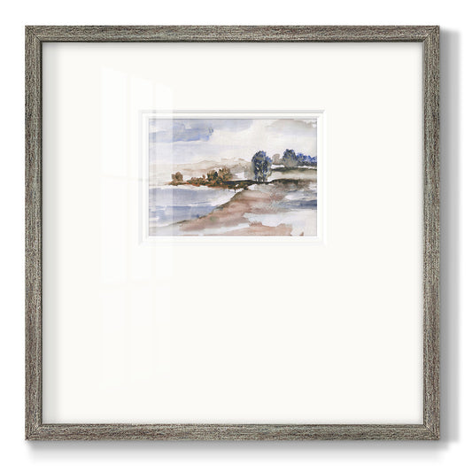Mountain Cove - Double Matboard Framed Print