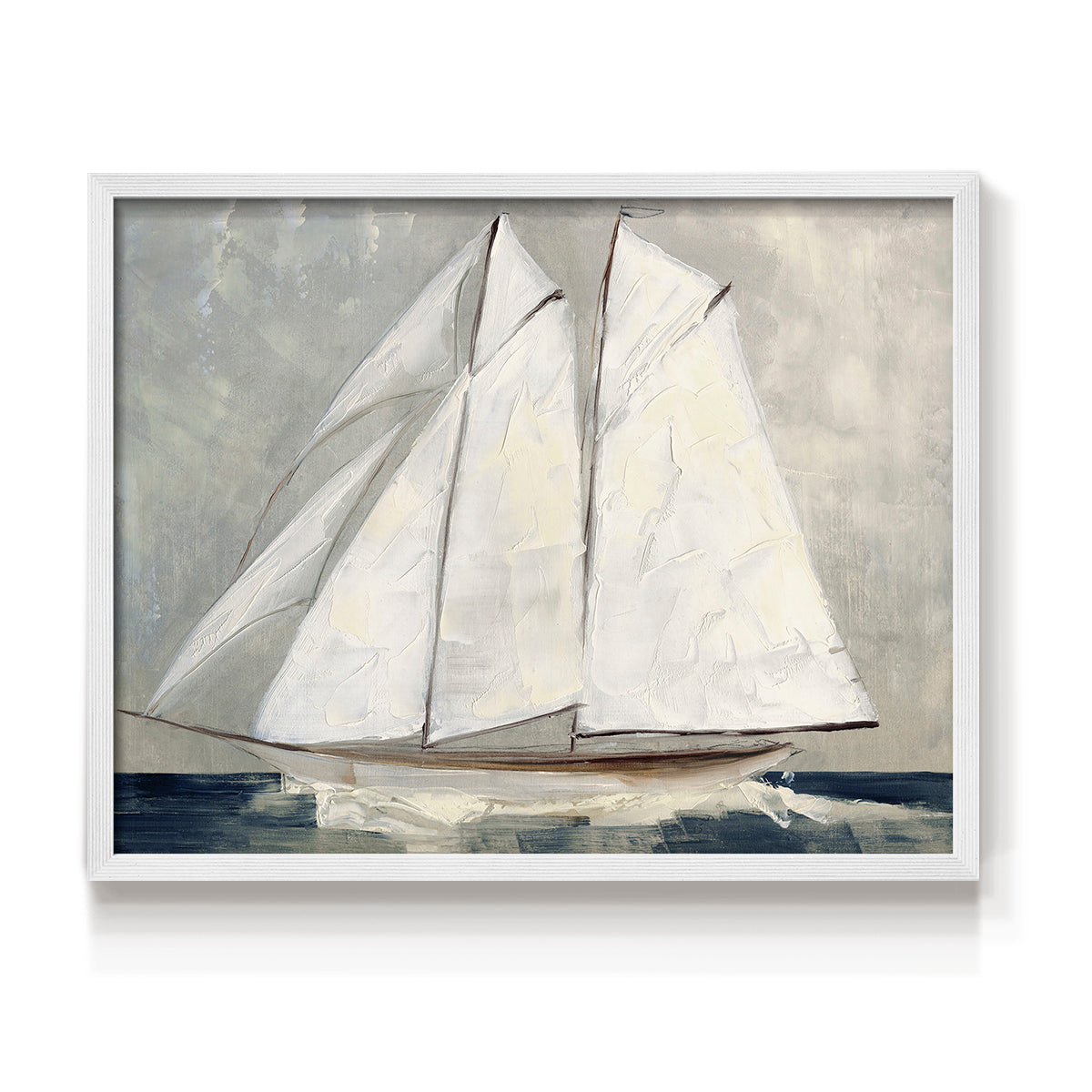 Setting Sail - Restickable Framed Art Print