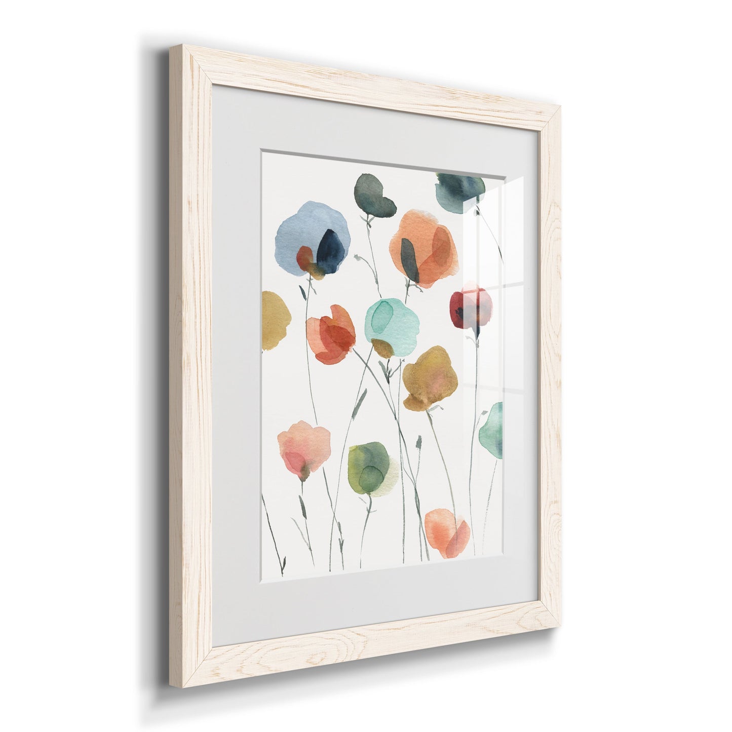 Lollipop Garden II - Barnwood Framed Art Print