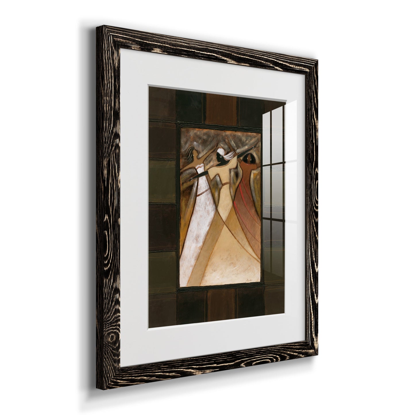 Divine Grace I - Barnwood Framed Art Print