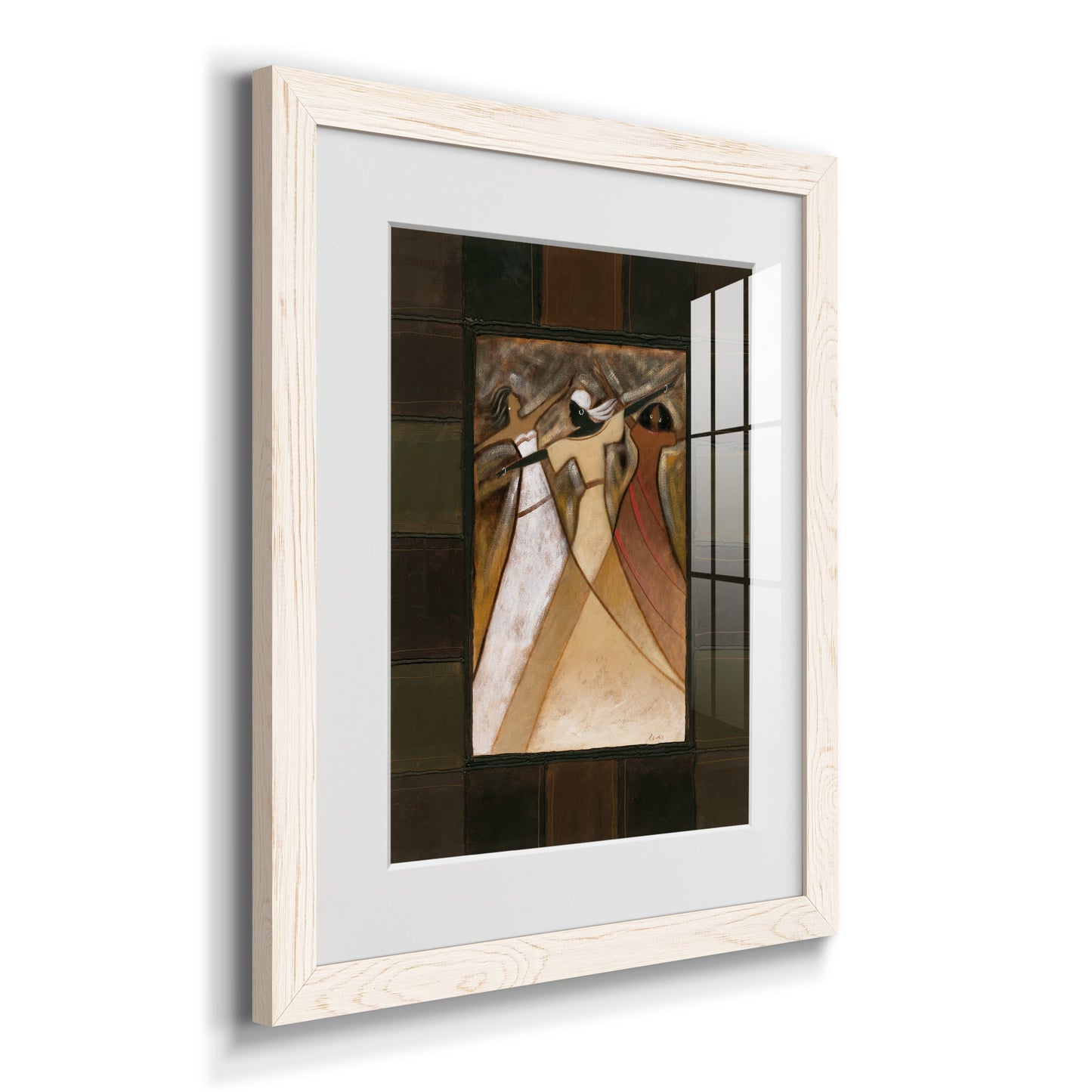 Divine Grace I - Barnwood Framed Art Print