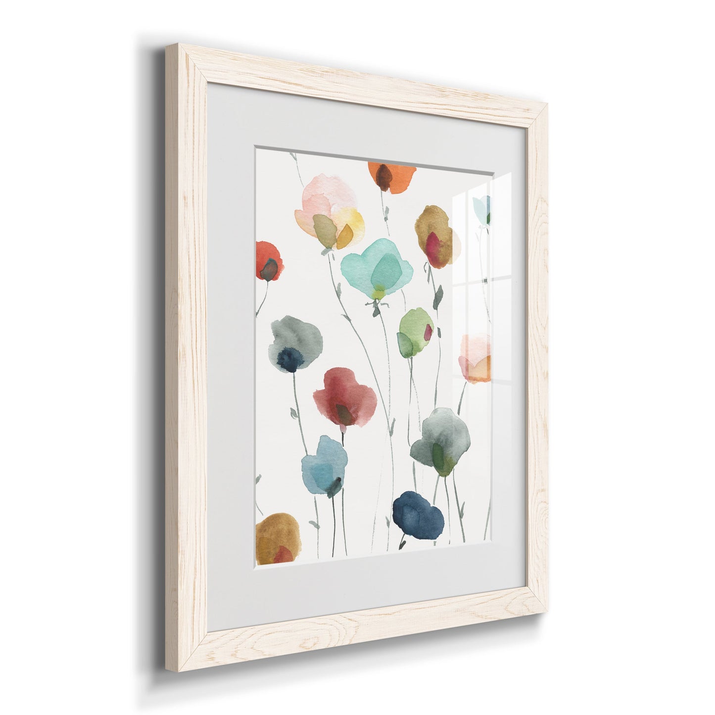 Lollipop Garden I - Barnwood Framed Art Print