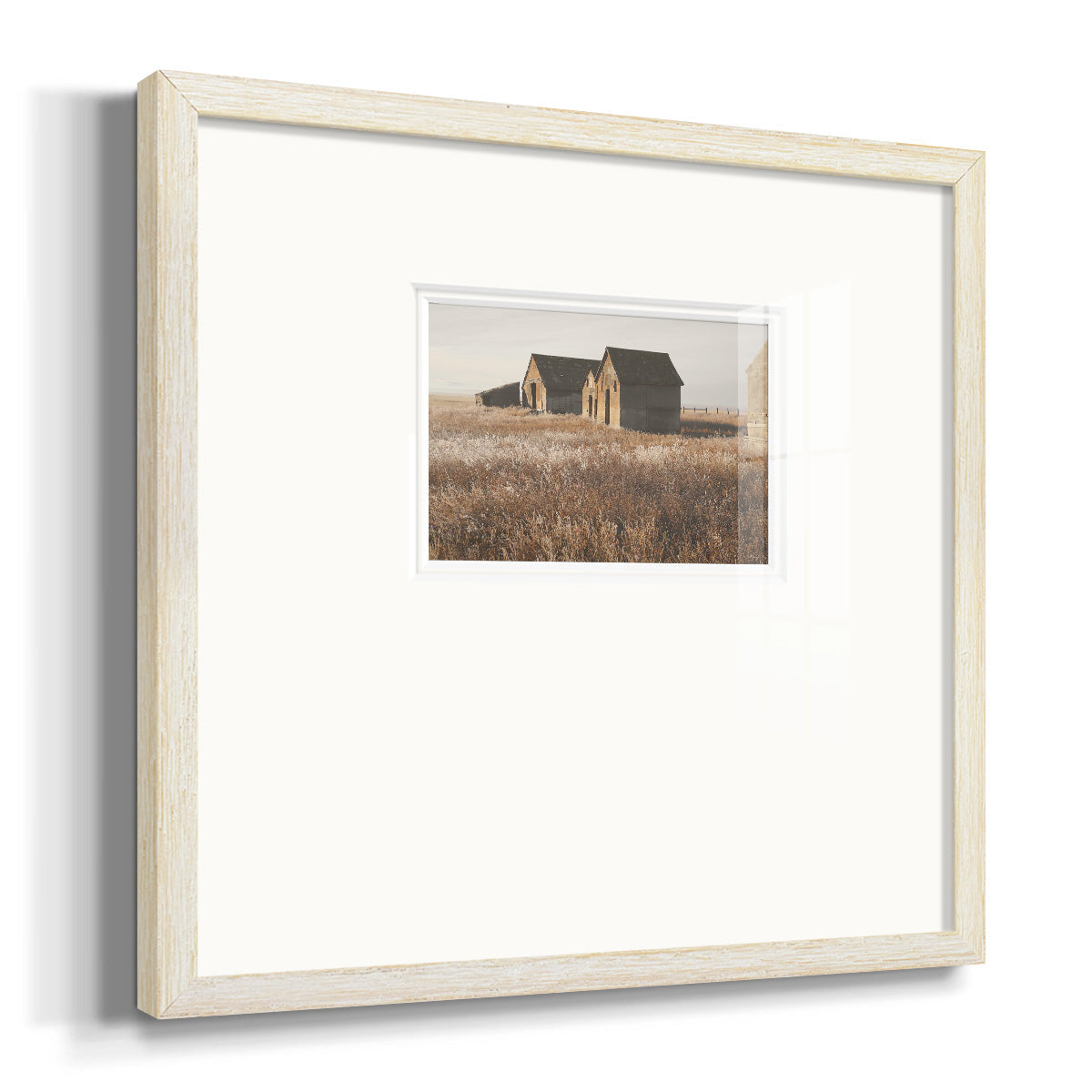 The Old Farm - Double Matboard Framed Print