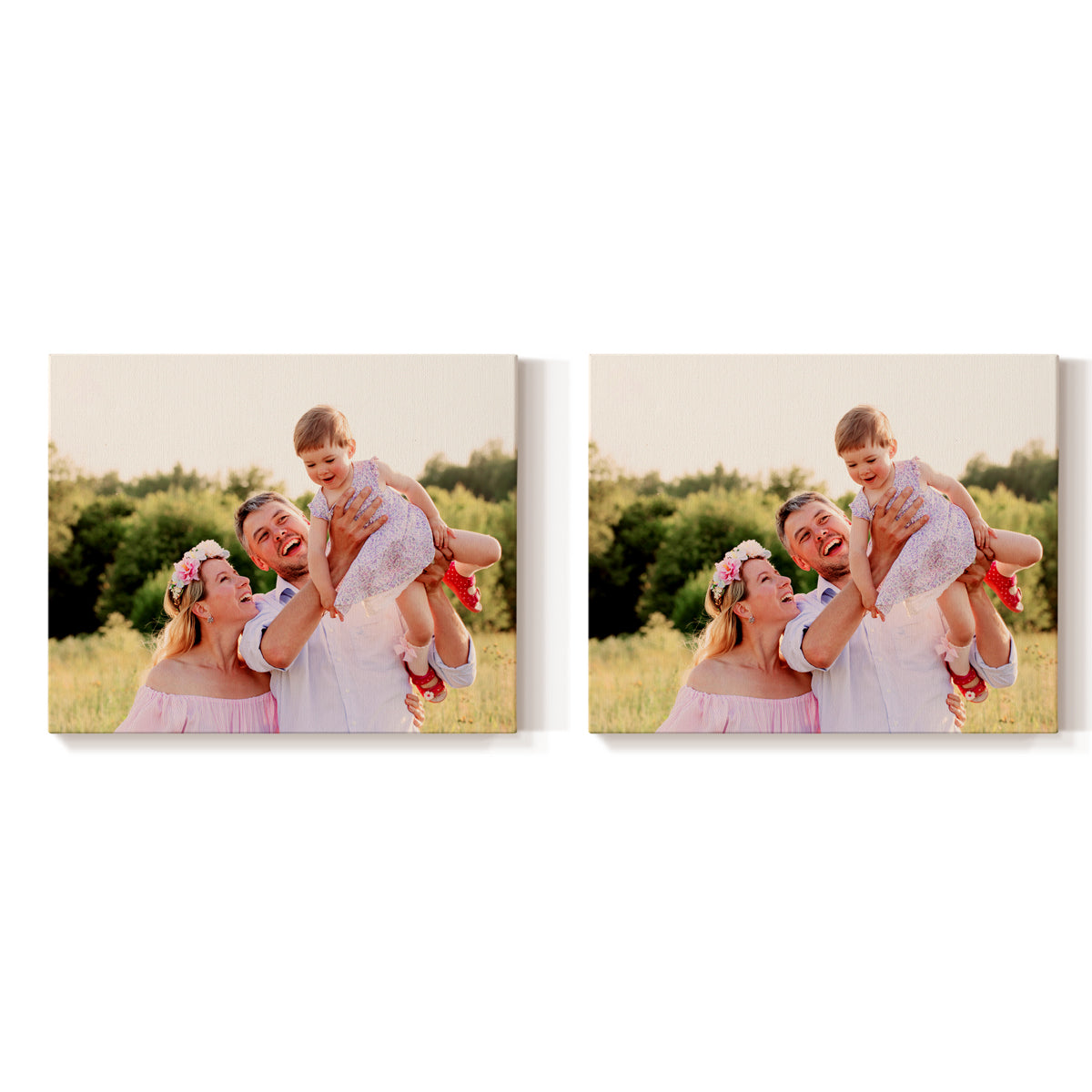Set of 2 Restickable Custom Framed Photos - 14" x 11"