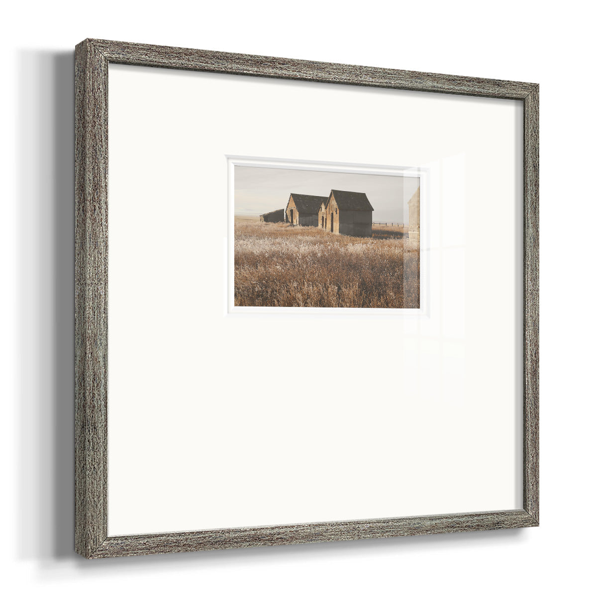The Old Farm - Double Matboard Framed Print