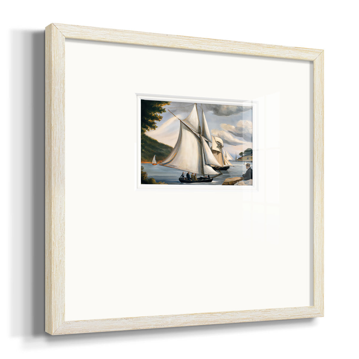 SaRiver Sail - Double Matboard Framed Print