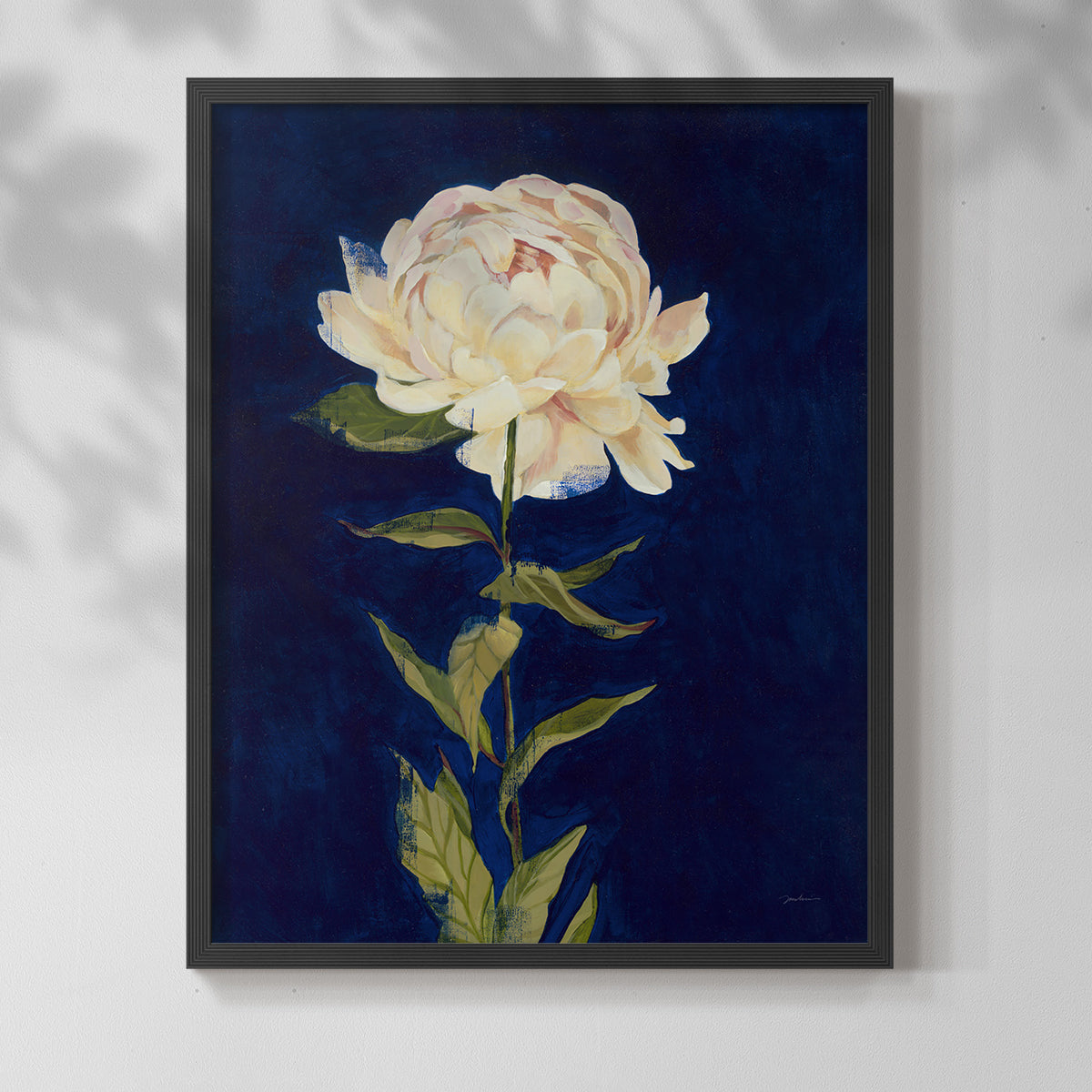 Pretty as a Peony I - Restickable Framed Art Print