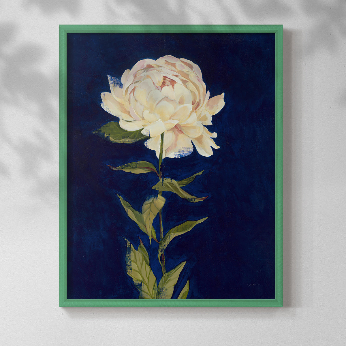 Pretty as a Peony I - Restickable Framed Art Print