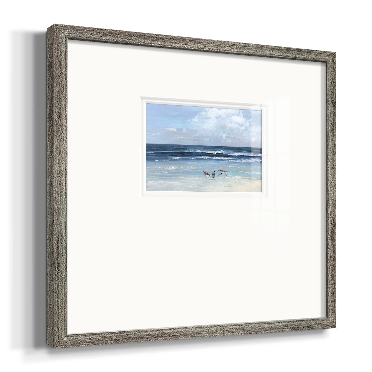 Beach Trio - Double Matboard Framed Print