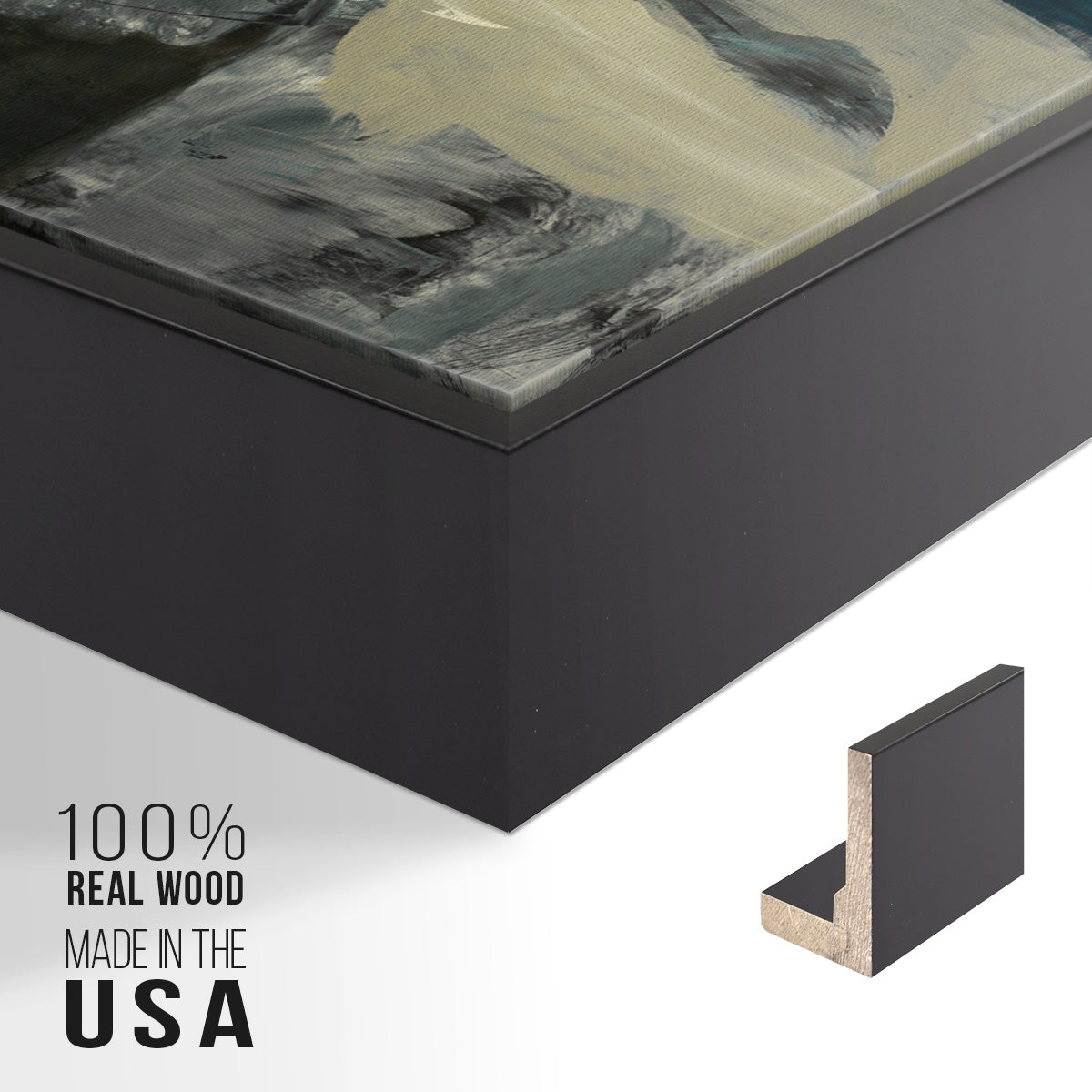 Bearers - Floater Framed Canvas Print