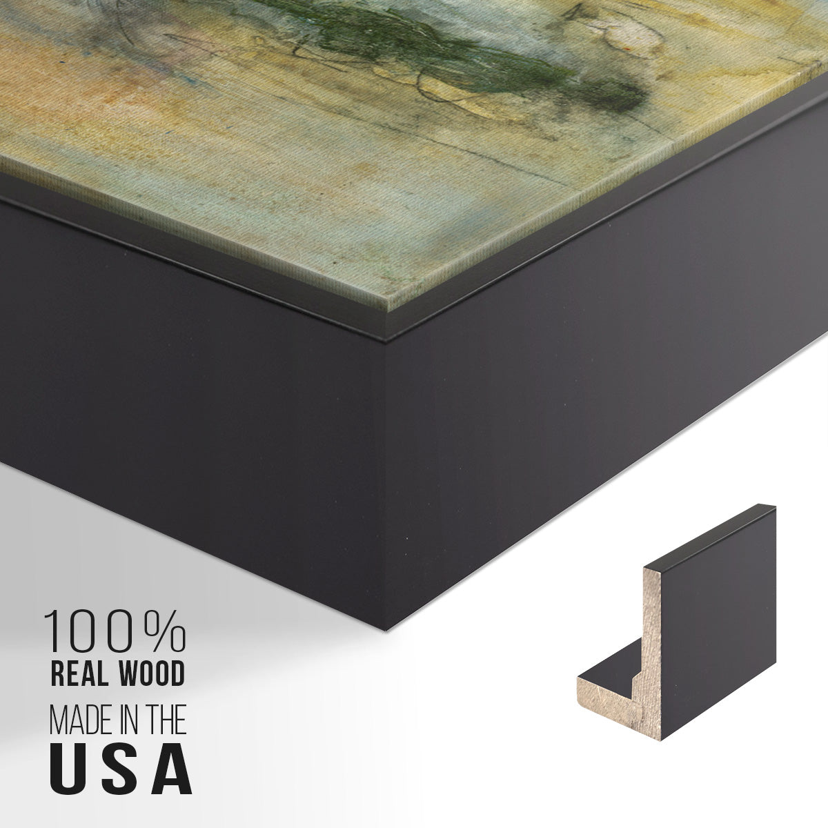 Immerge II - Floater Framed Canvas Print