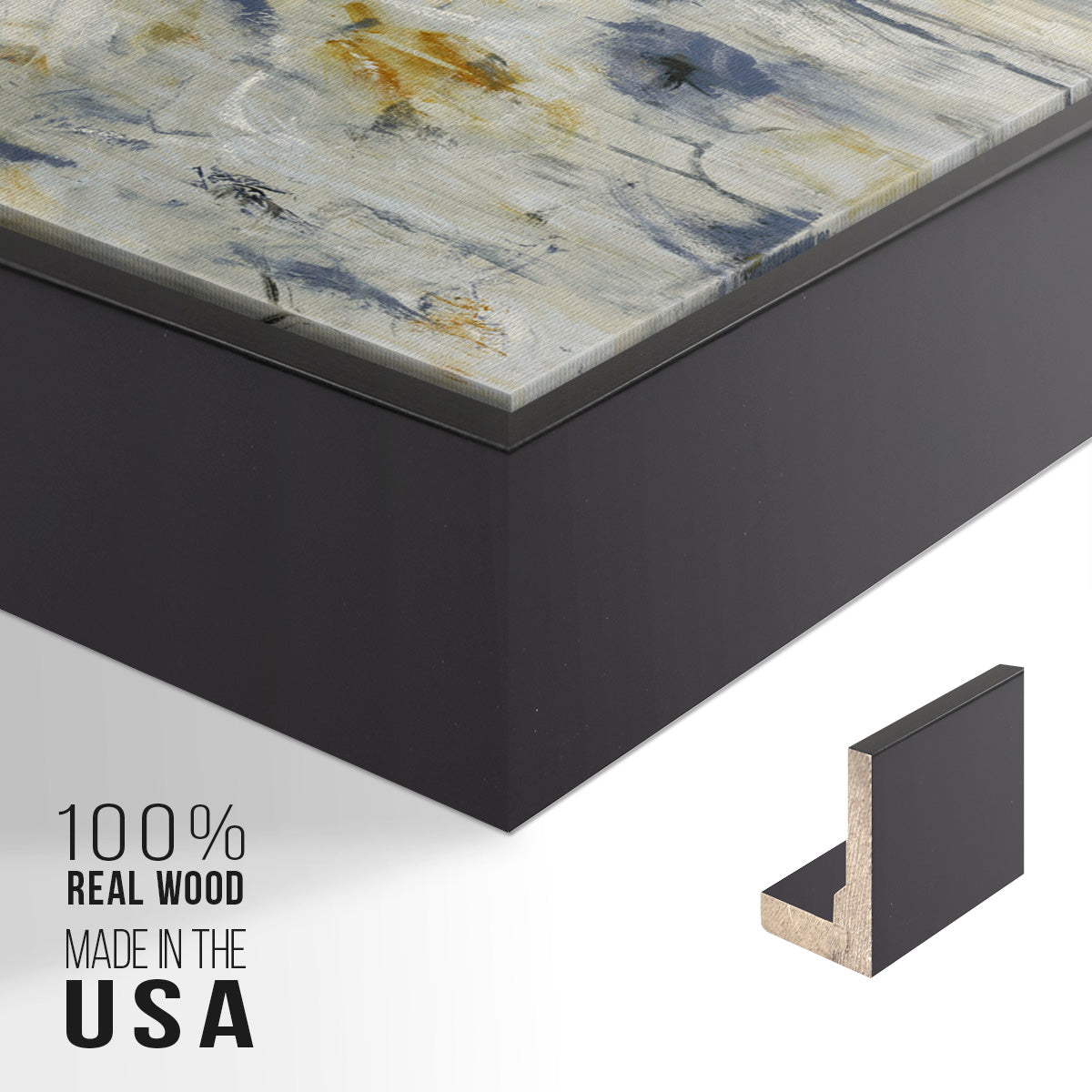 Fond Reflections - Floater Framed Canvas Print