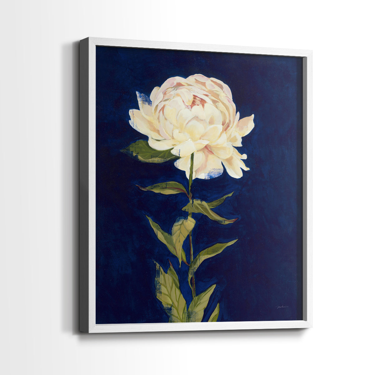 Pretty as a Peony I - Restickable Framed Art Print