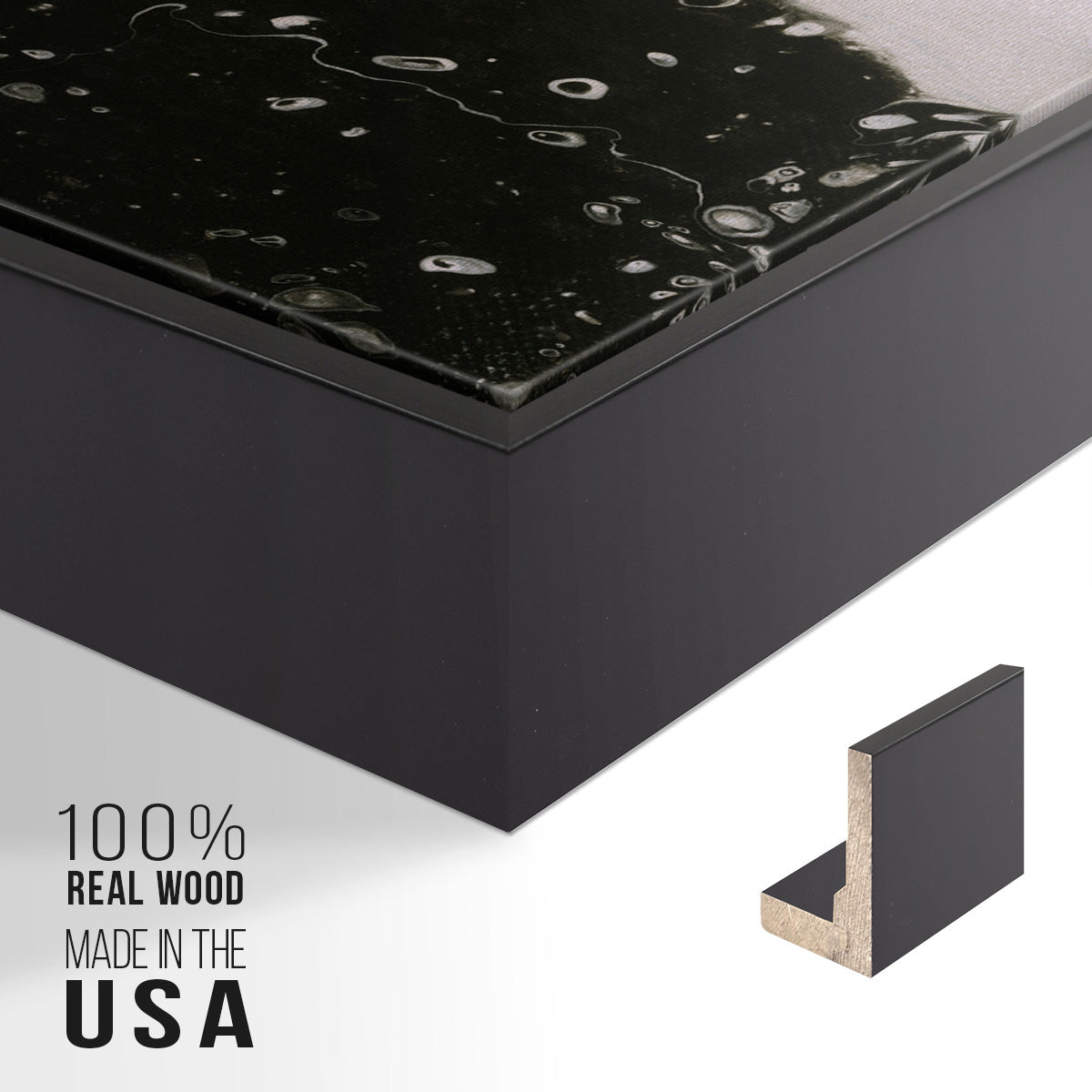 C37 - Floater Framed Canvas Print