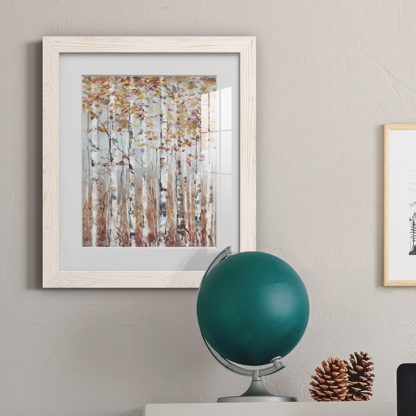 Copper Forest - Barnwood Framed Art Print