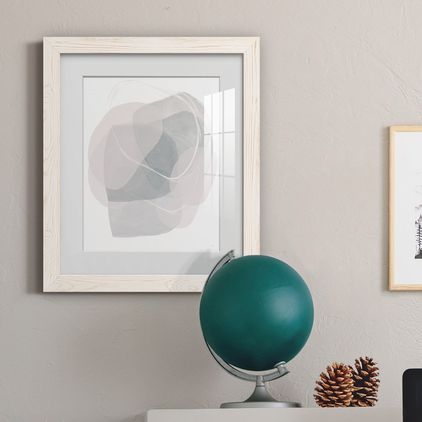 River Jewels I - Barnwood Framed Art Print