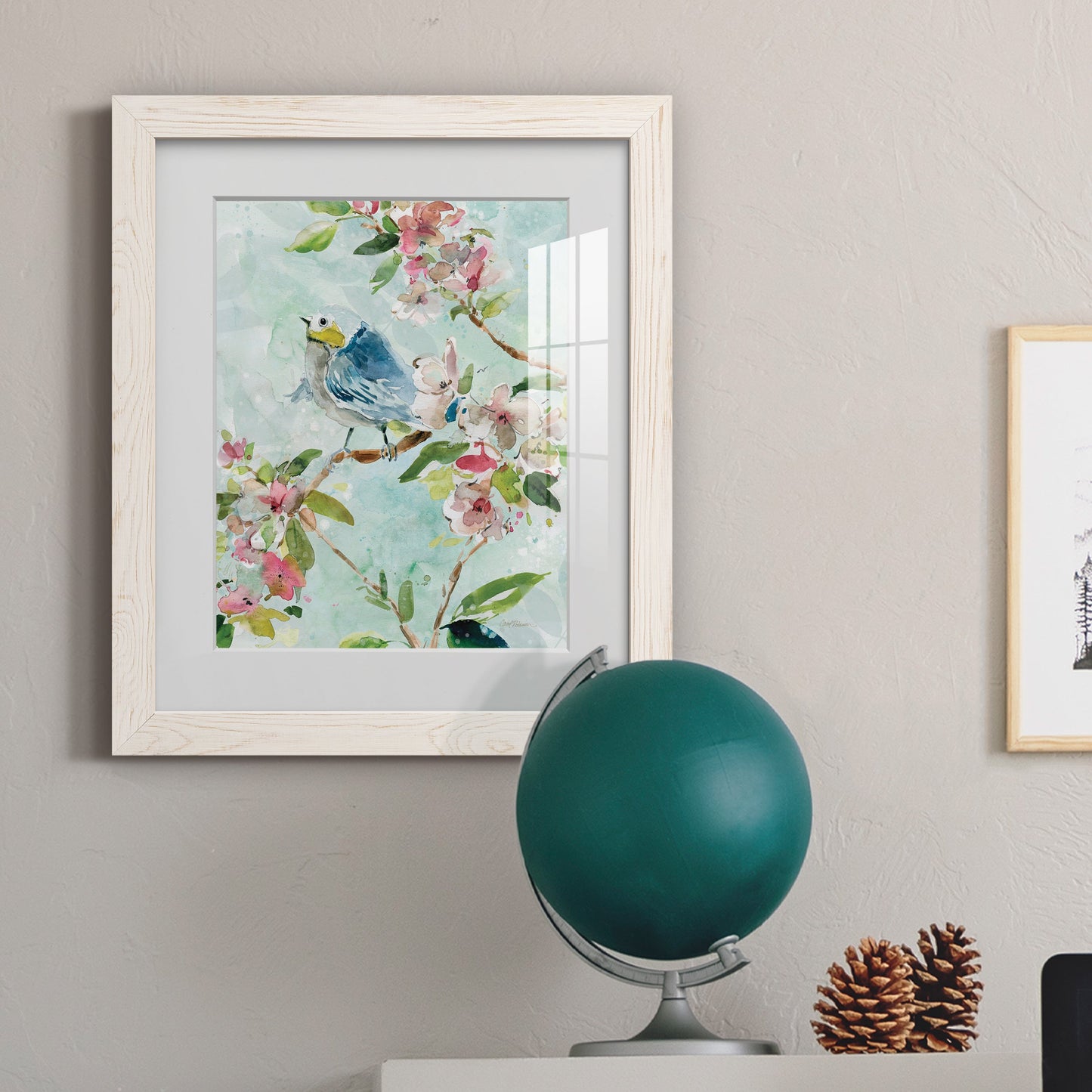 Asbury Garden Song II - Barnwood Framed Art Print