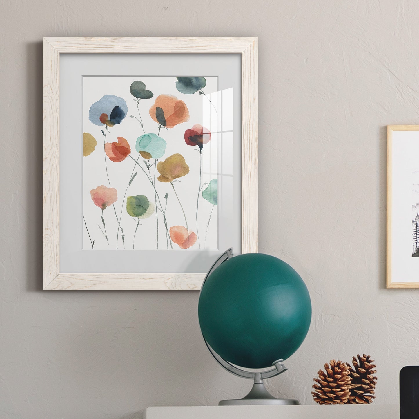 Lollipop Garden II - Barnwood Framed Art Print