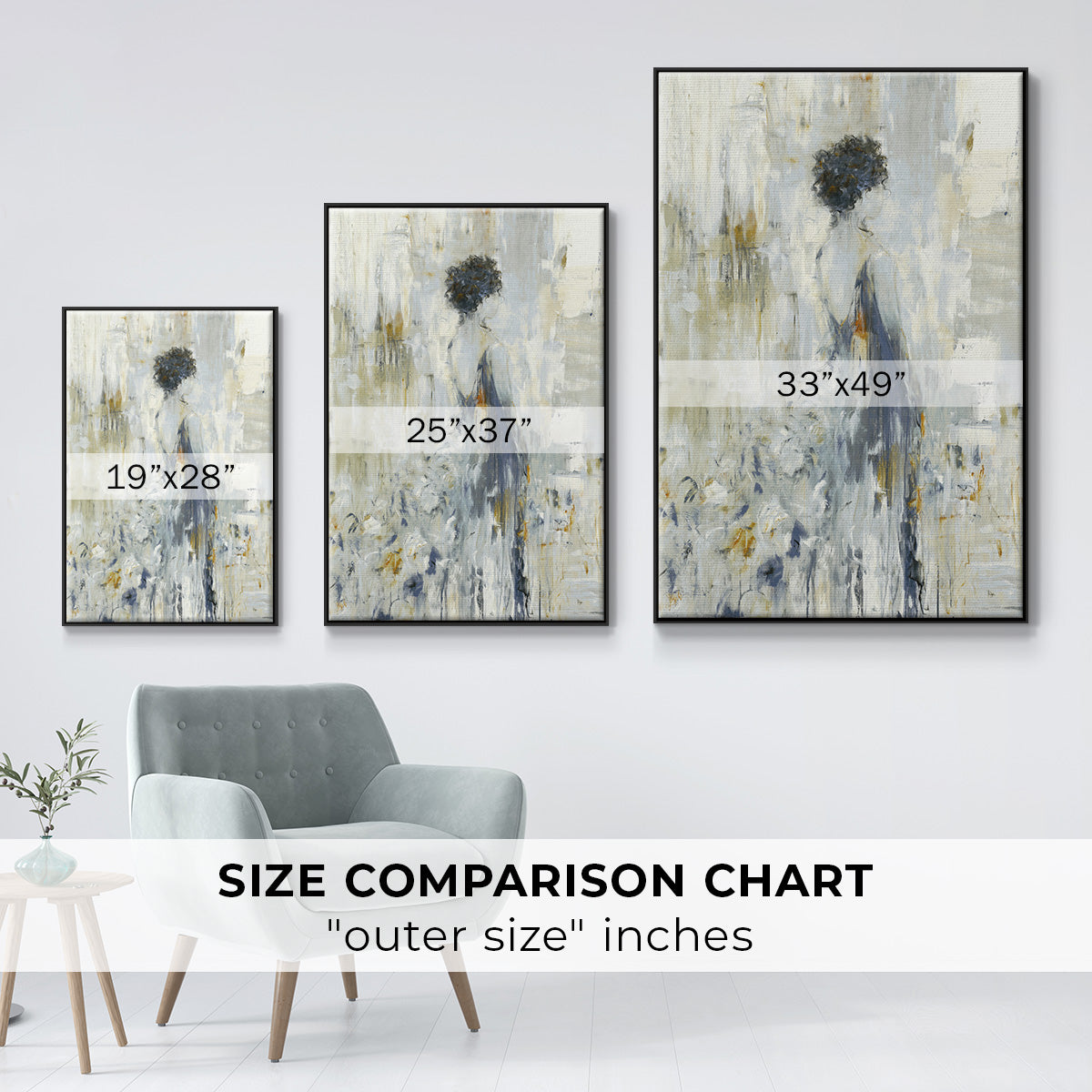 Fond Reflections - Floater Framed Canvas Print