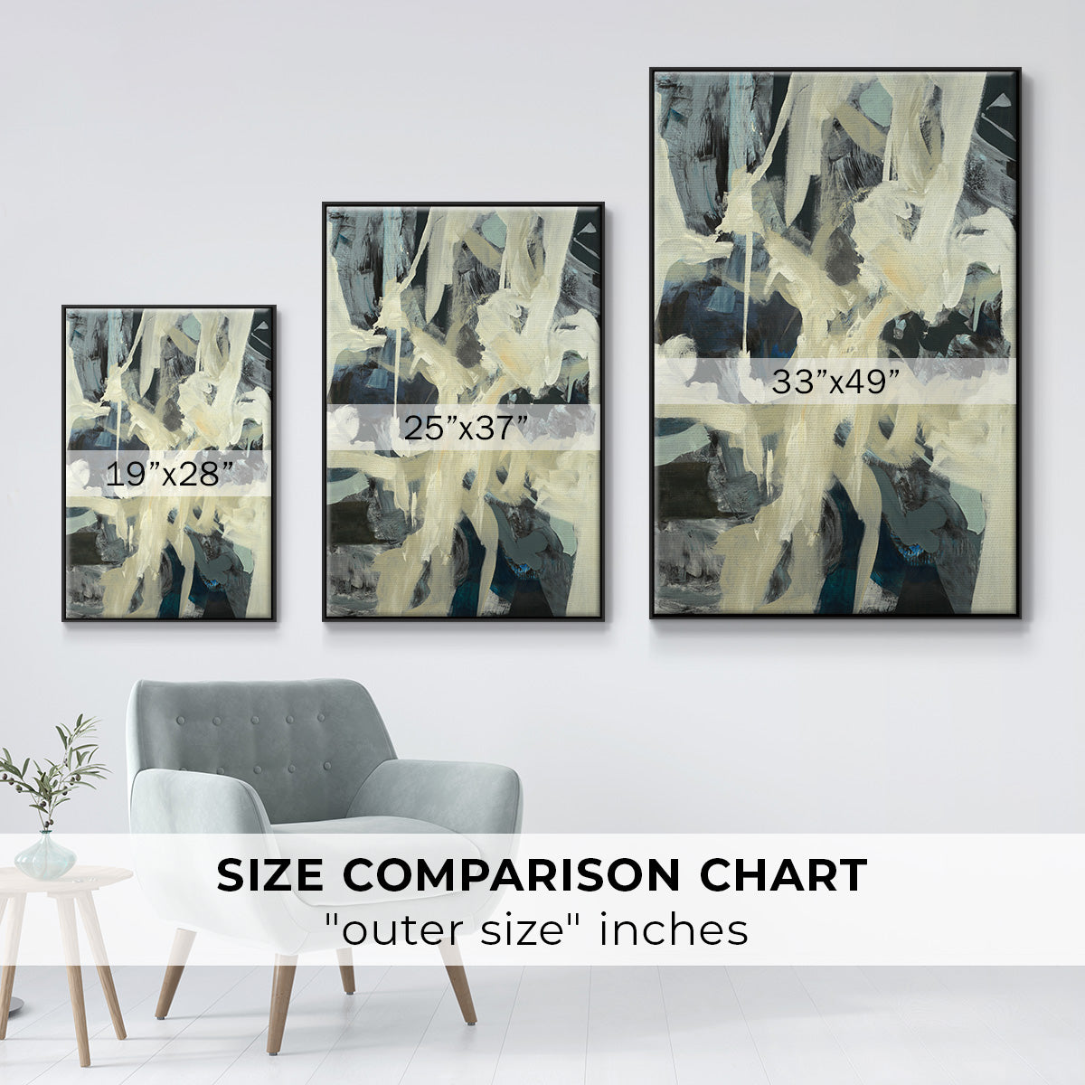 Bearers - Floater Framed Canvas Print