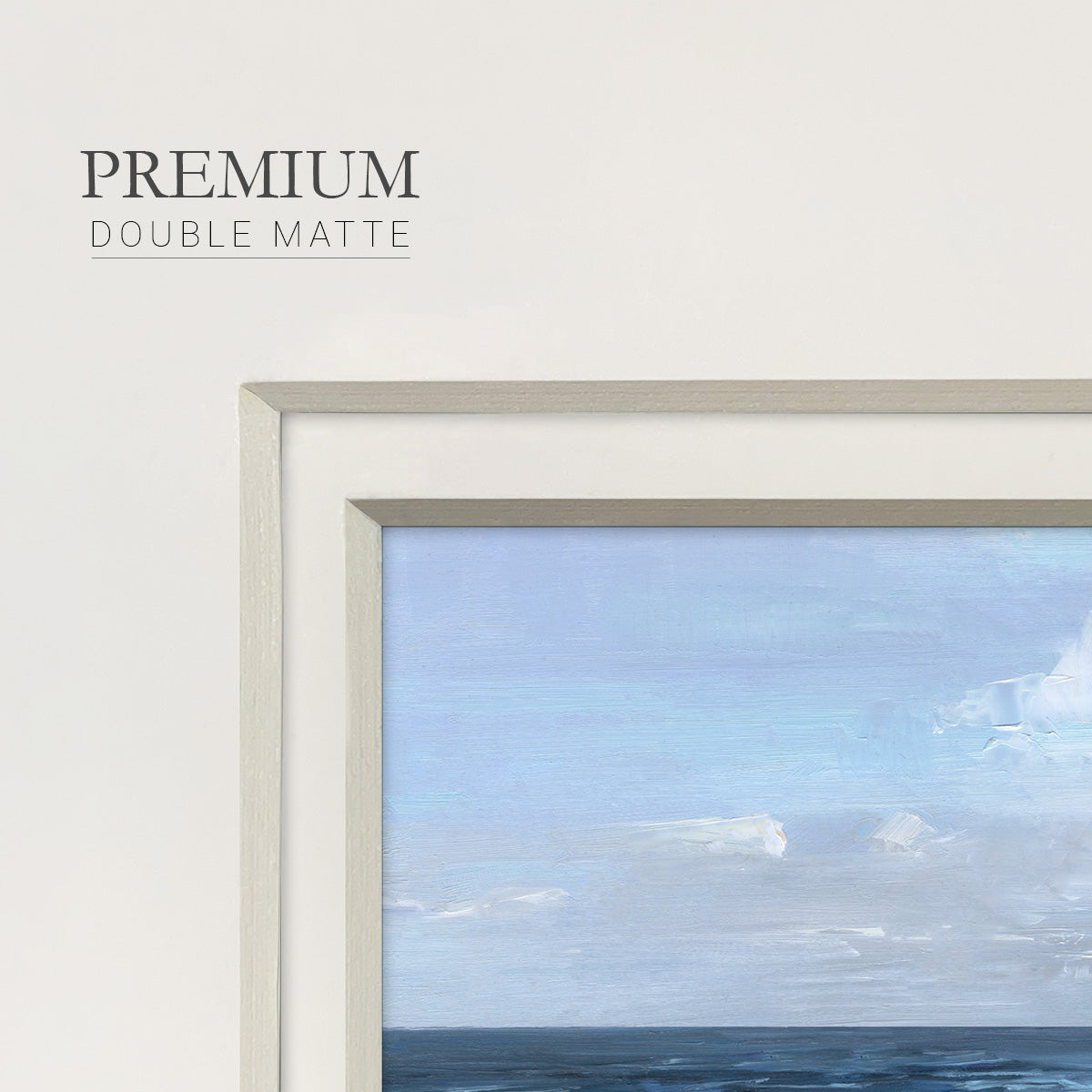 Beach Trio - Double Matboard Framed Print