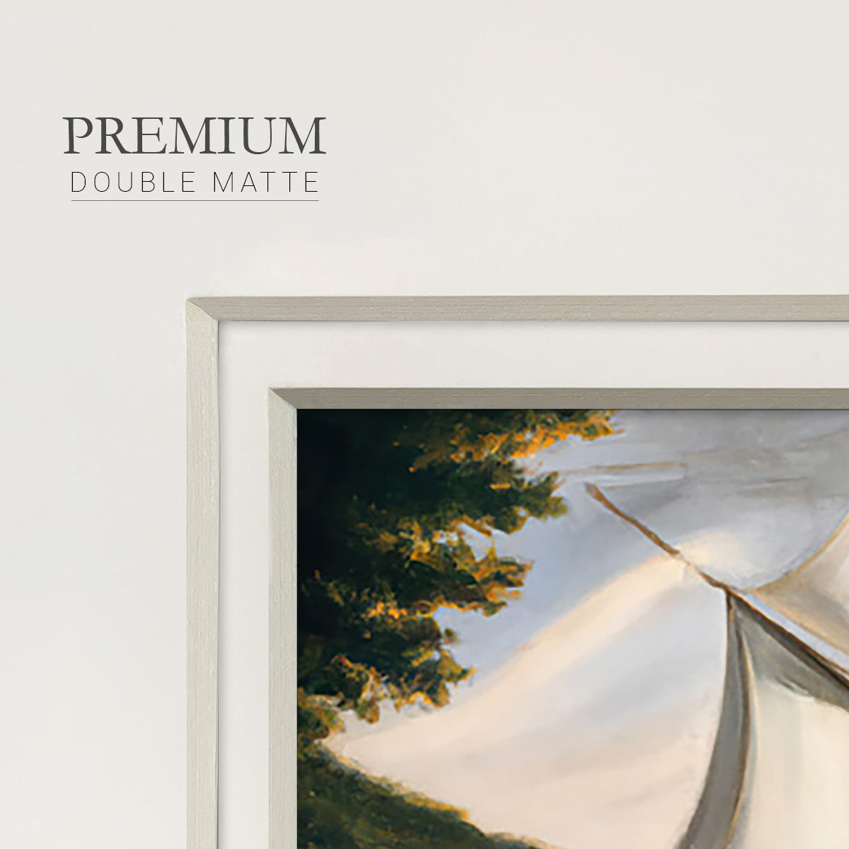 SaRiver Sail - Double Matboard Framed Print