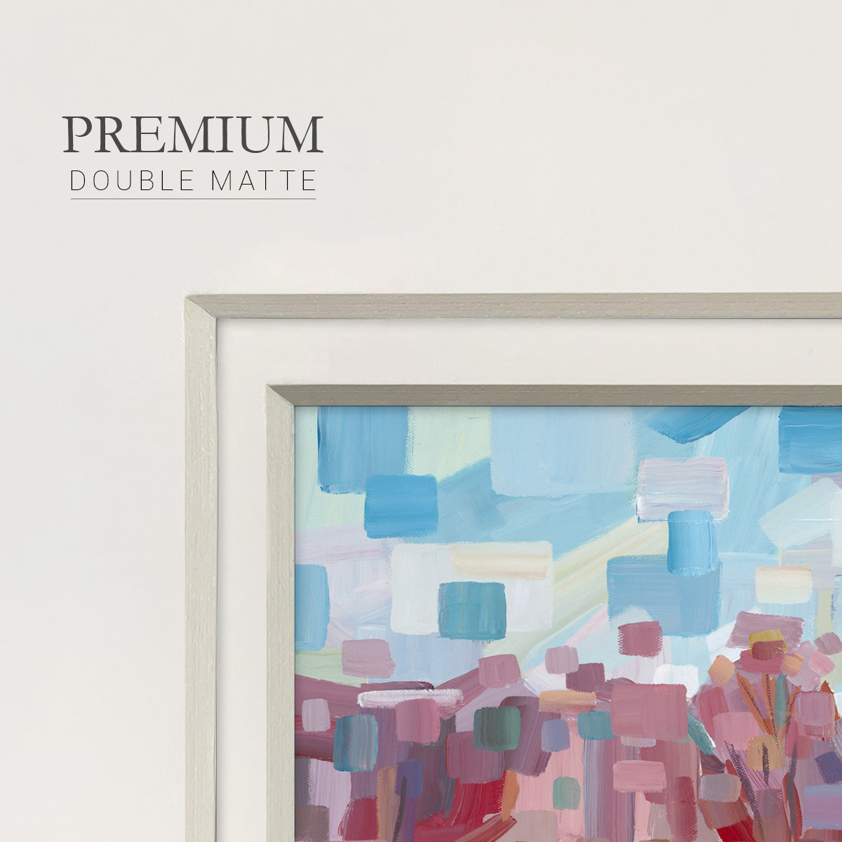 Pretty in Pink - Double Matboard Framed Print