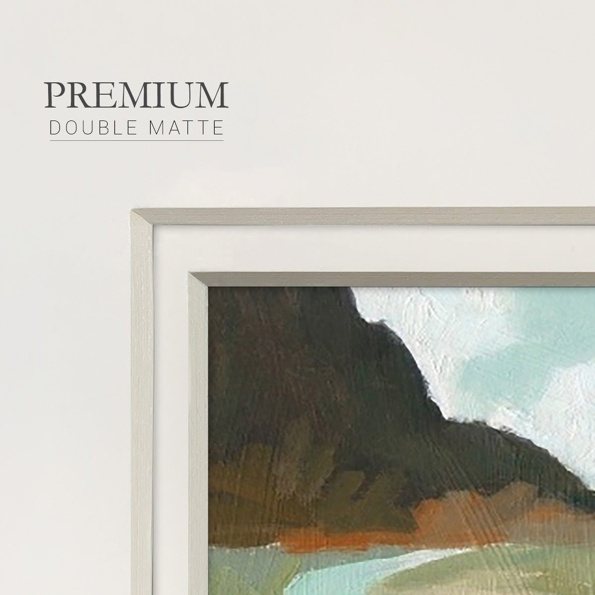 Coldwater Hills II - Double Matboard Framed Print