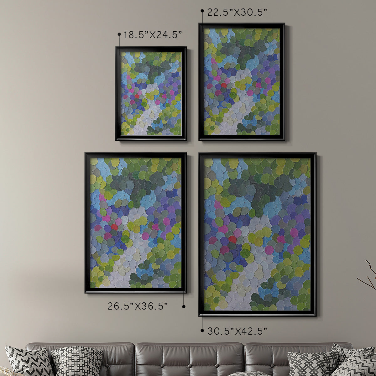 A Stroll through Selby Gardens - Modern Framed Canvas Print