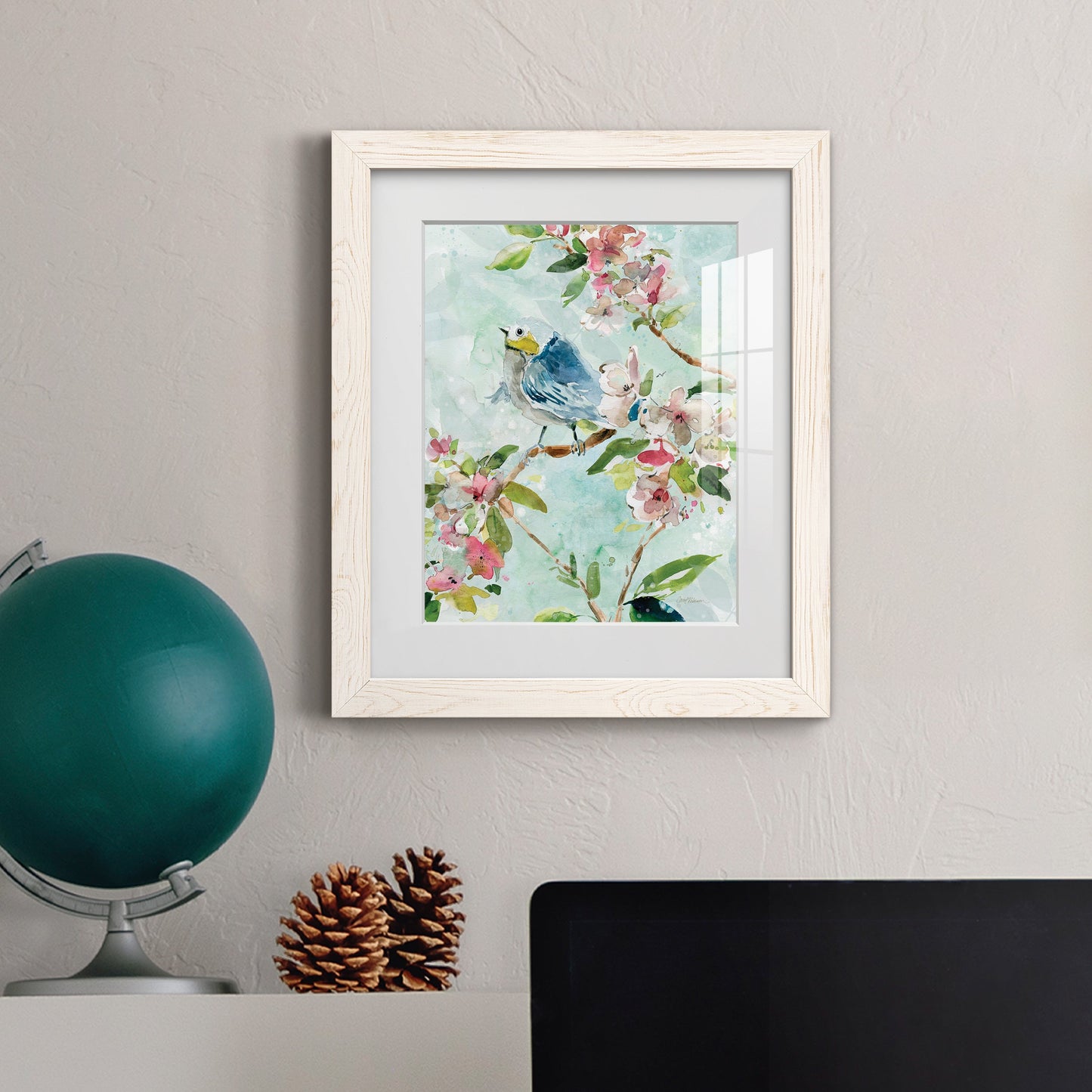 Asbury Garden Song II - Barnwood Framed Art Print