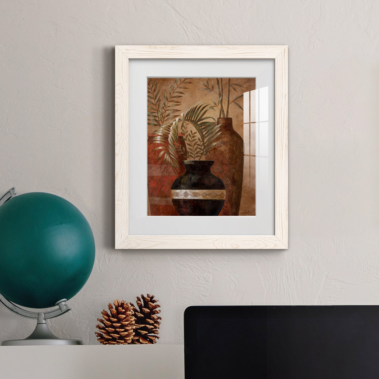 Exotic Vacation II - Barnwood Framed Art Print