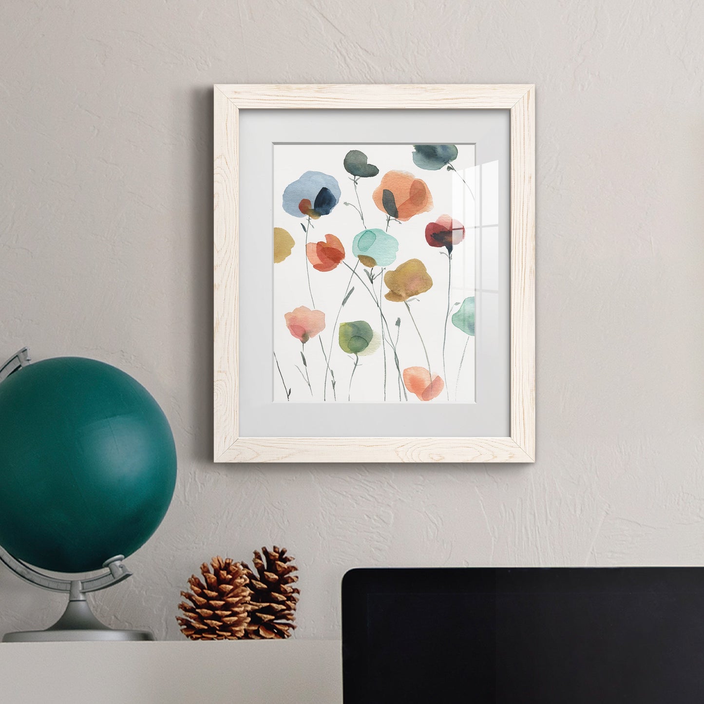Lollipop Garden II - Barnwood Framed Art Print