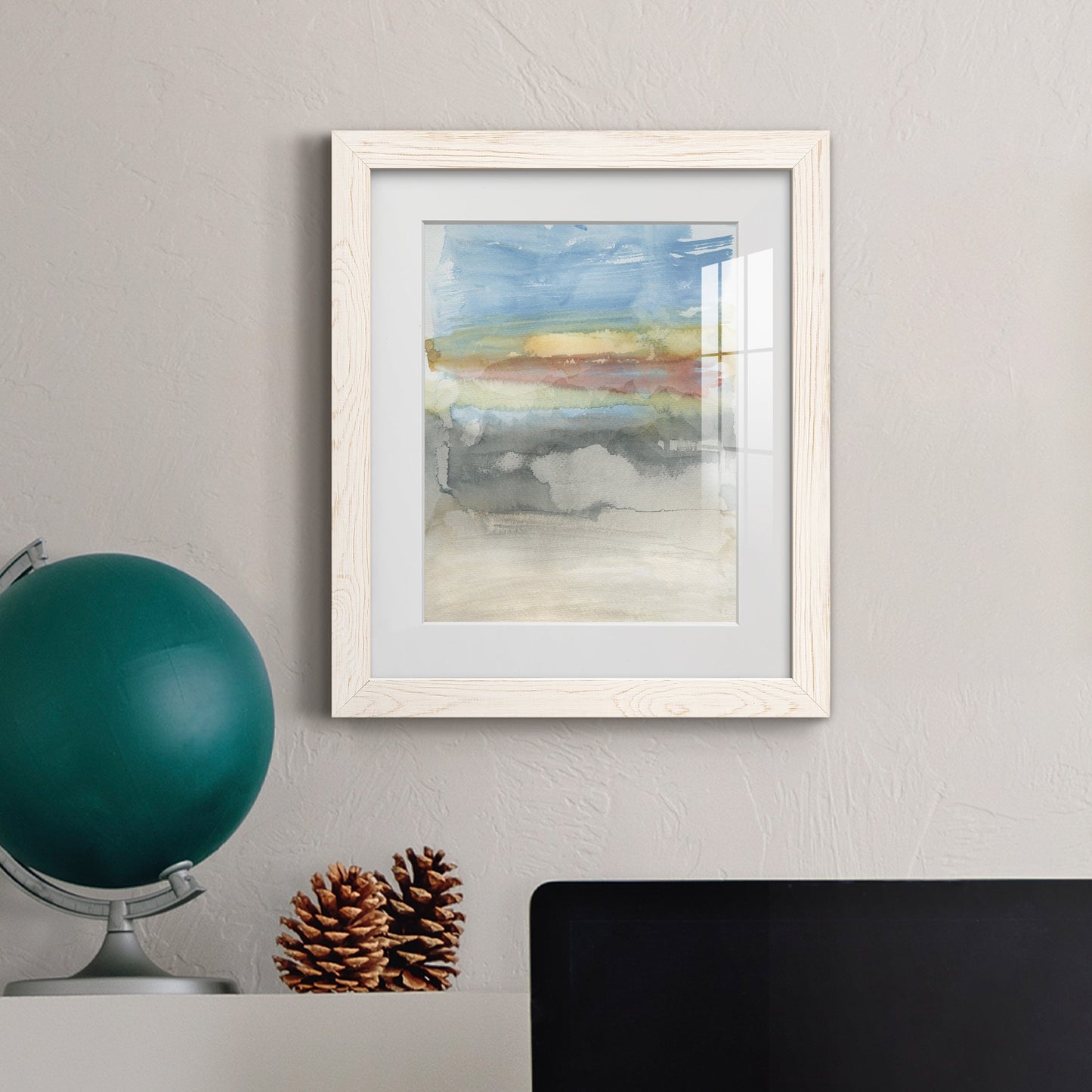 High Desert Sunset I - Barnwood Framed Art Print