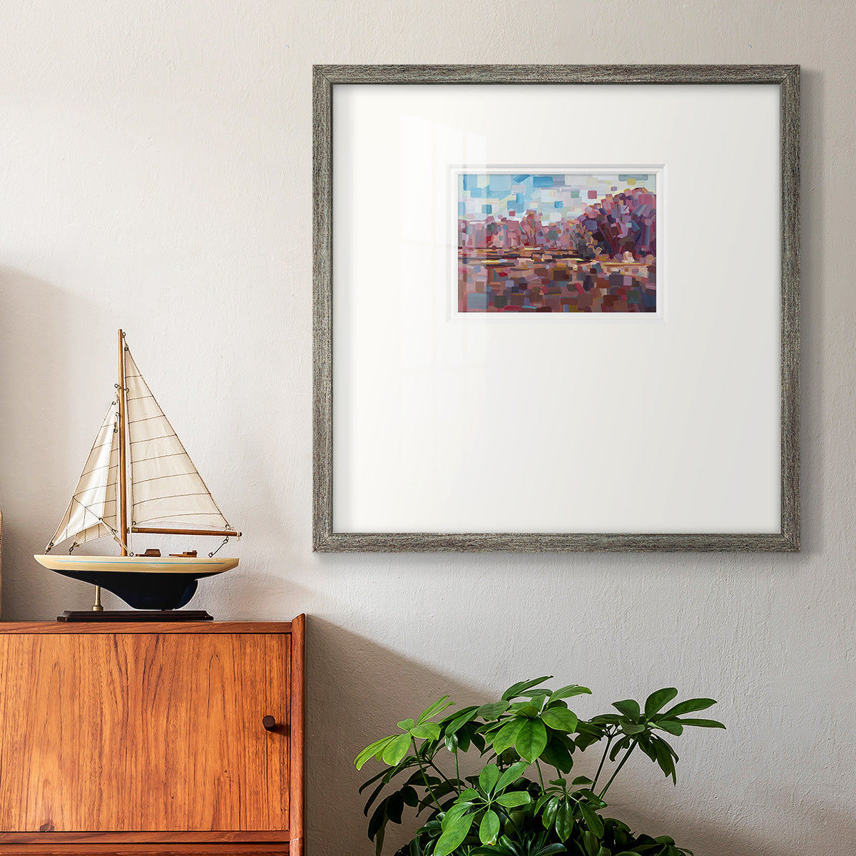 Pretty in Pink - Double Matboard Framed Print