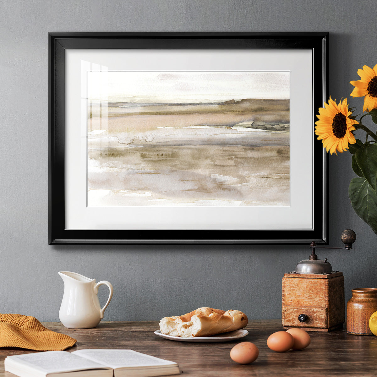 Sunset Bay - Modern Framed Art Print