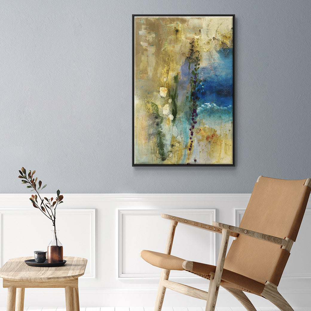 Immerge II - Floater Framed Canvas Print