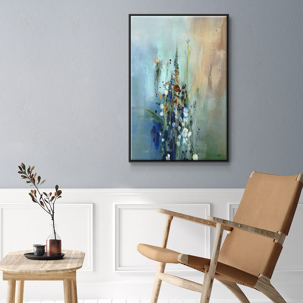 Current Air I - Floater Framed Canvas Print