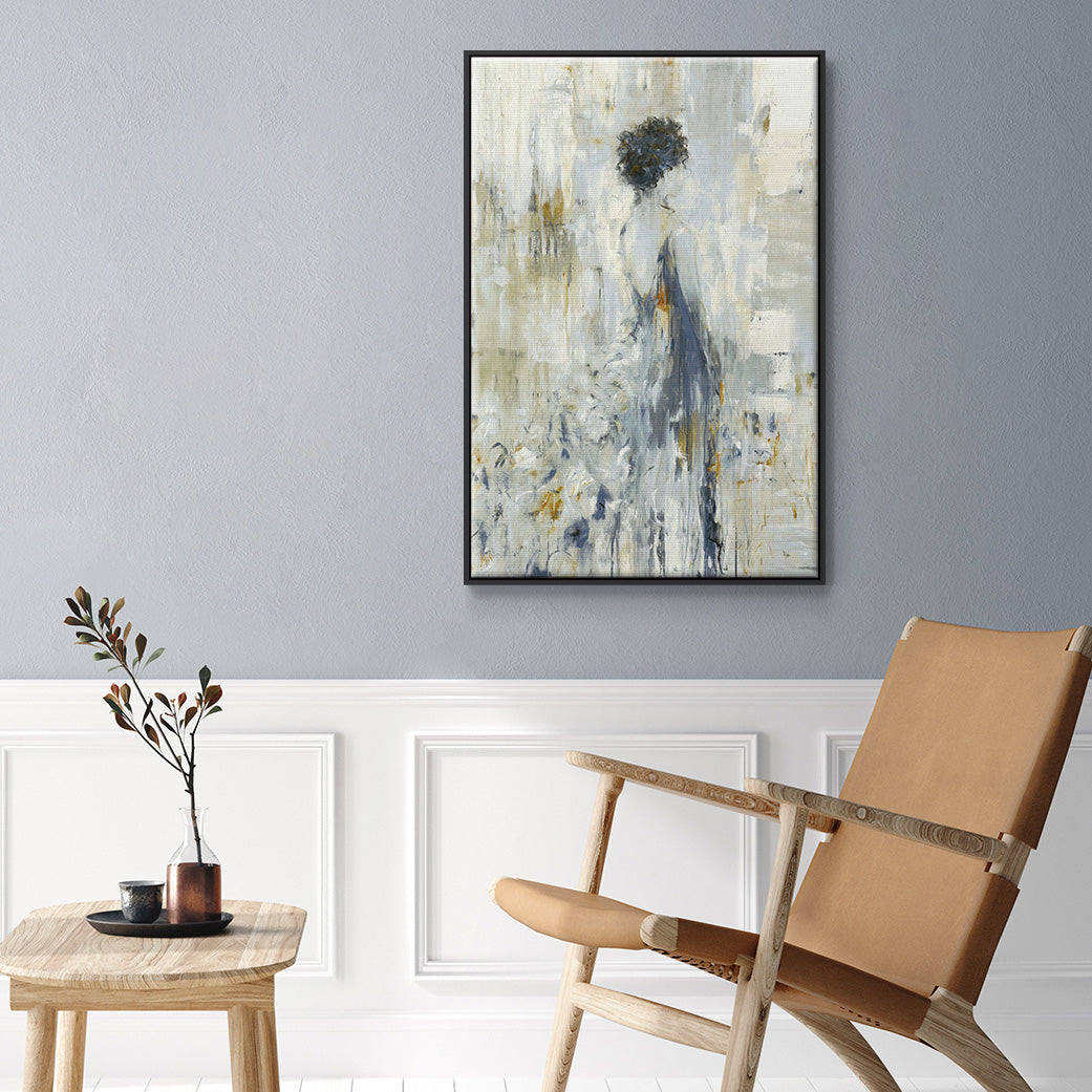 Fond Reflections - Floater Framed Canvas Print