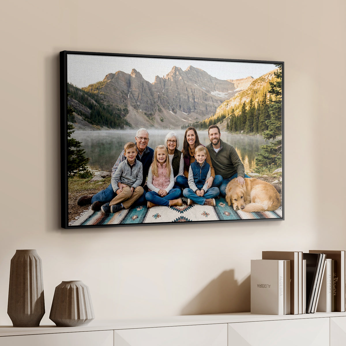 Custom L / Floater Framed Canvas