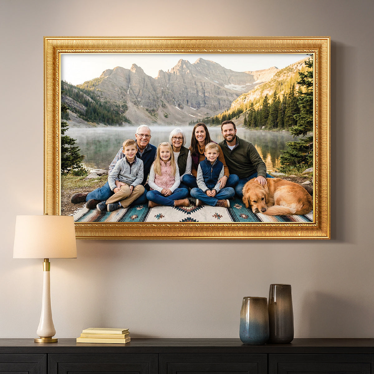 Custom Framed Canvas - Traditional & Ornate Collection